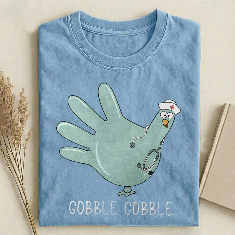 Funny Turkey Glove Nurse Thanksgiving T-shirt