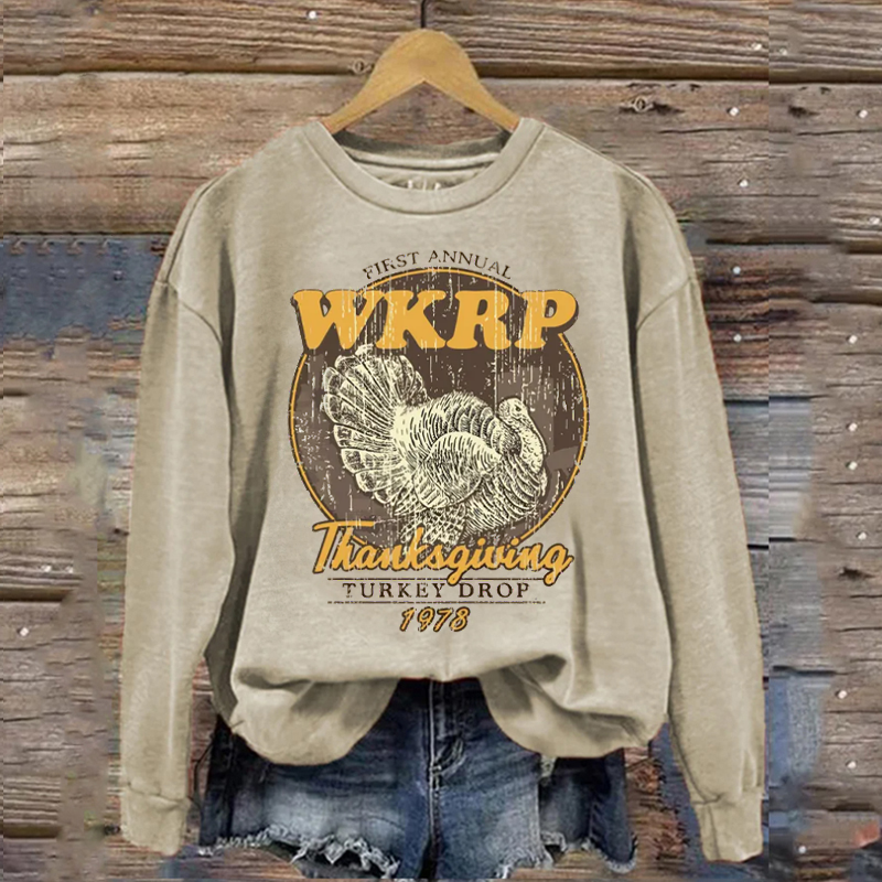 WKRP Turkey Drop 1978 Sweatshirt