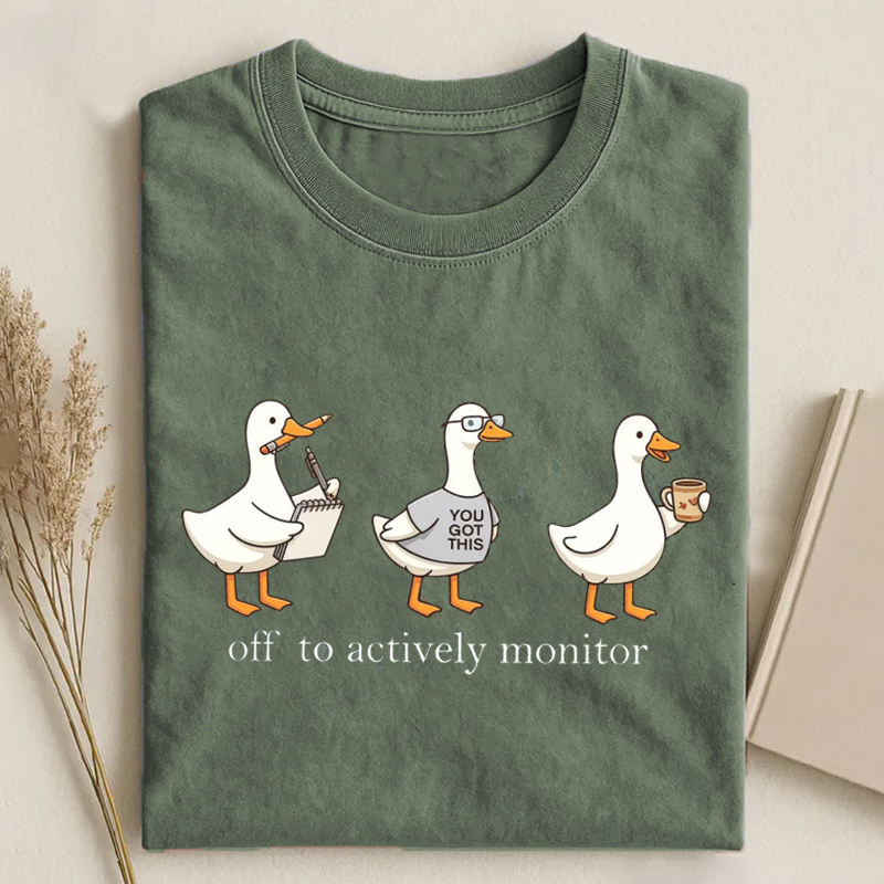 Funny Teacher State Testing Goose T-shirt