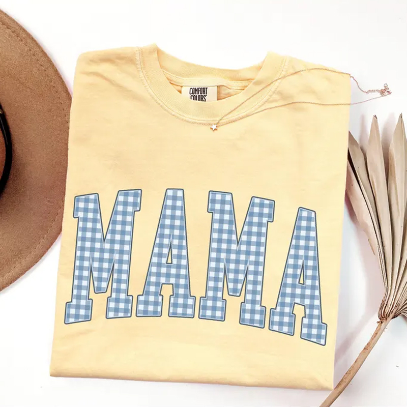 Gingham Mama T-shirt