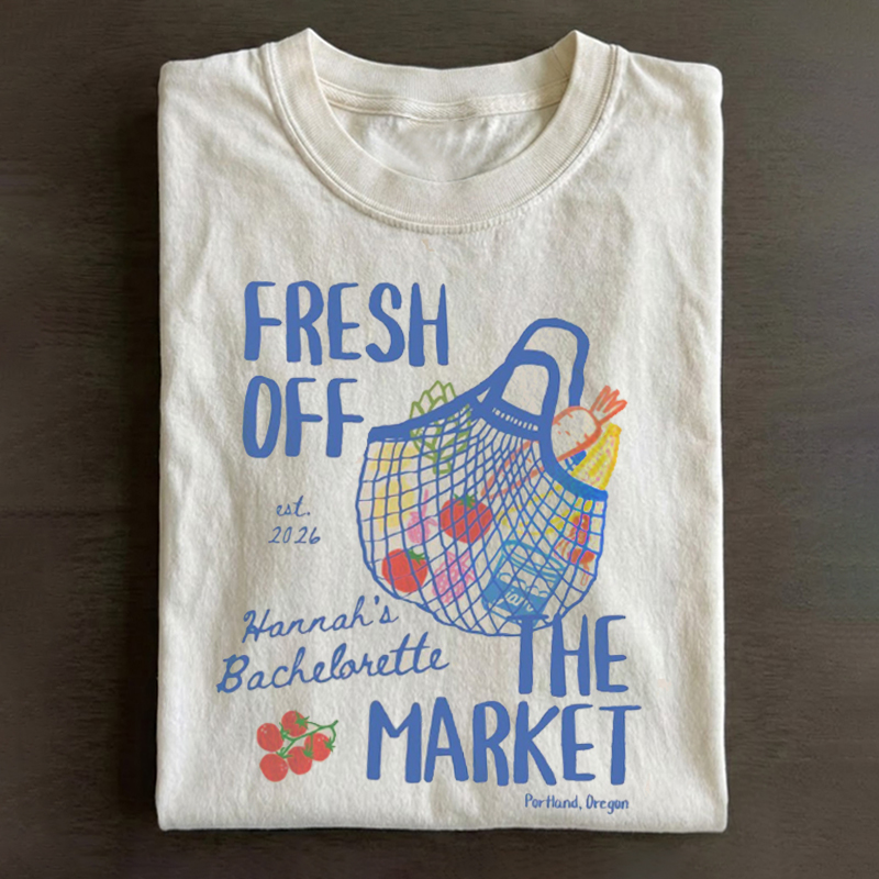 Fresh Off The Market Bachelorette Party T-shirt