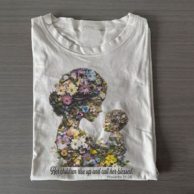 Christian Mom  Bible Verse T-shirt