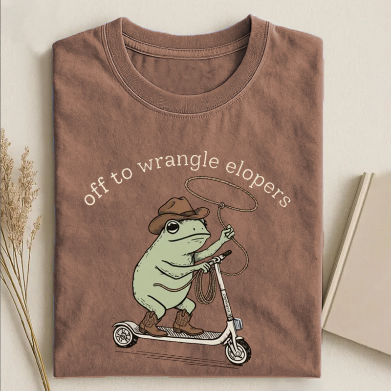 ABA Frog Shirt Elopement Wrangler BCBA T-shirt