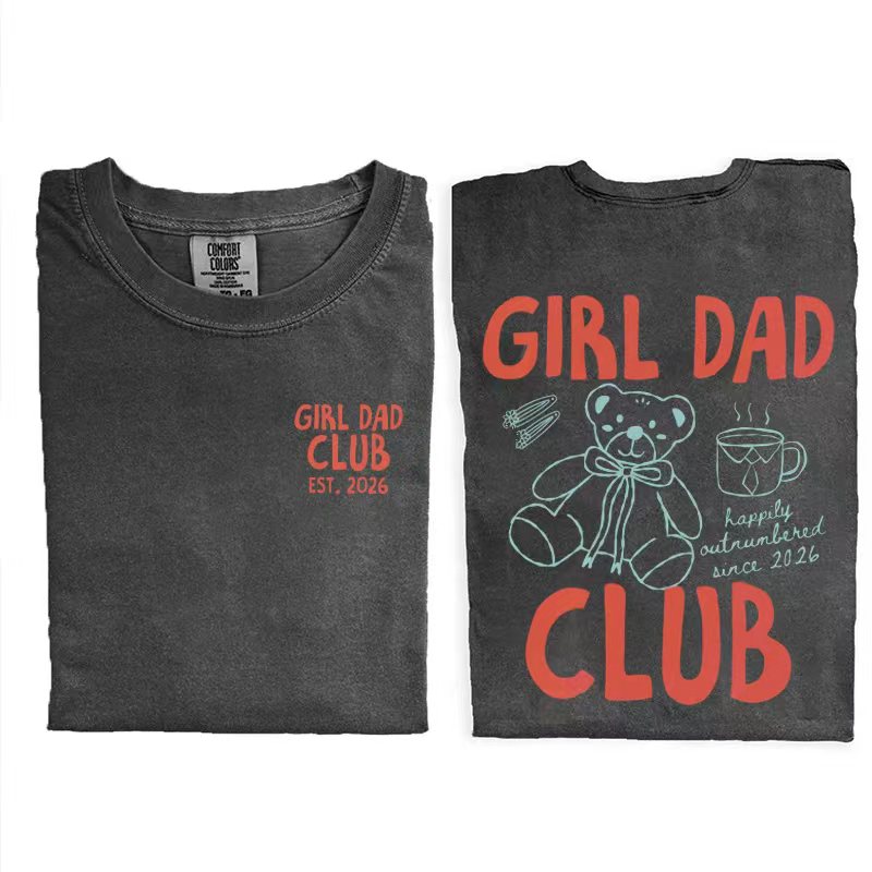 Girl Dad Club T-shirt