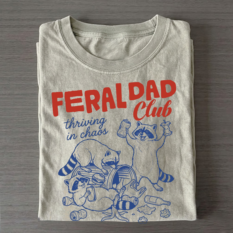 Feral Dad Club T-shirt
