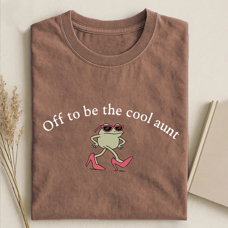 Off to Be the Cool Aunt T-shirt
