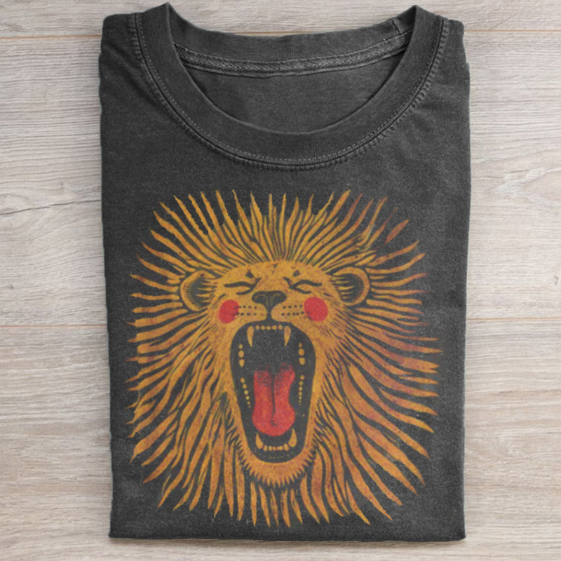 Vintage Boho Lion T-shirt