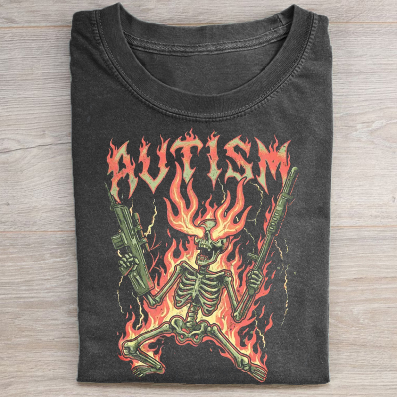 Autistic Skeleton T-shirt