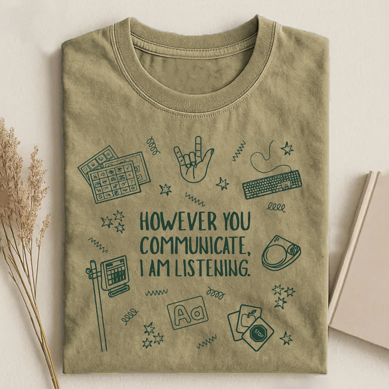 Everyone Communication Speechie AAC Bcba Aba T-shirt