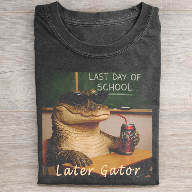 Funny Later Gator, After While Crocodile T-shirt