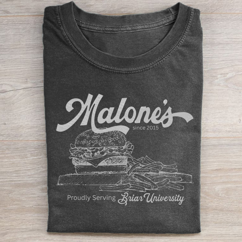 Vintage Cheeseburger Sketch Restaurant T-shirt