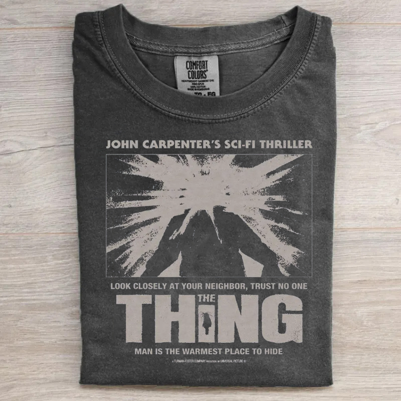 Vintage Horror Movie Graphic T-shirt