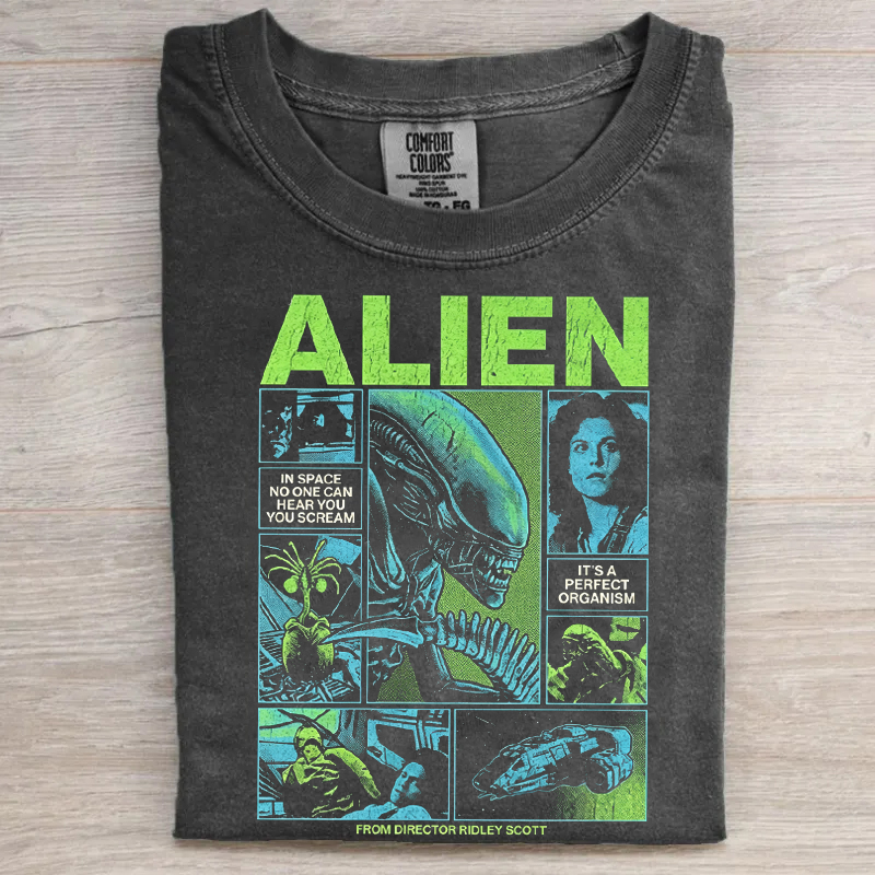 Vintage Horror Movie Graphic T-shirt