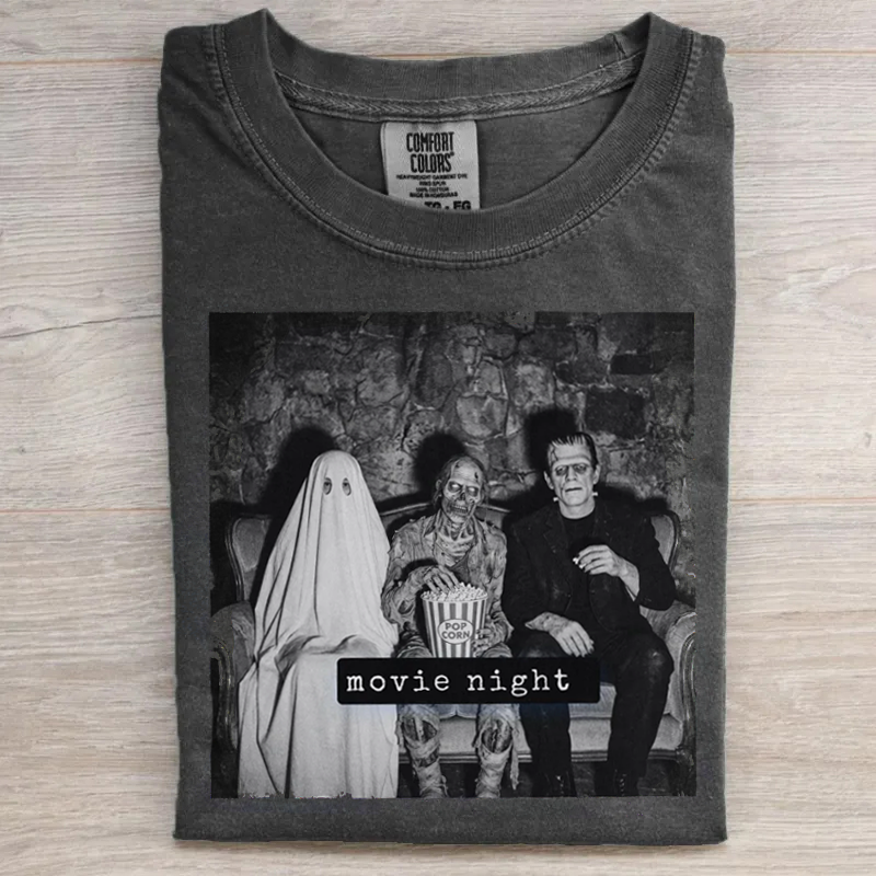 Vintage Horror Movie Graphic T-shirt