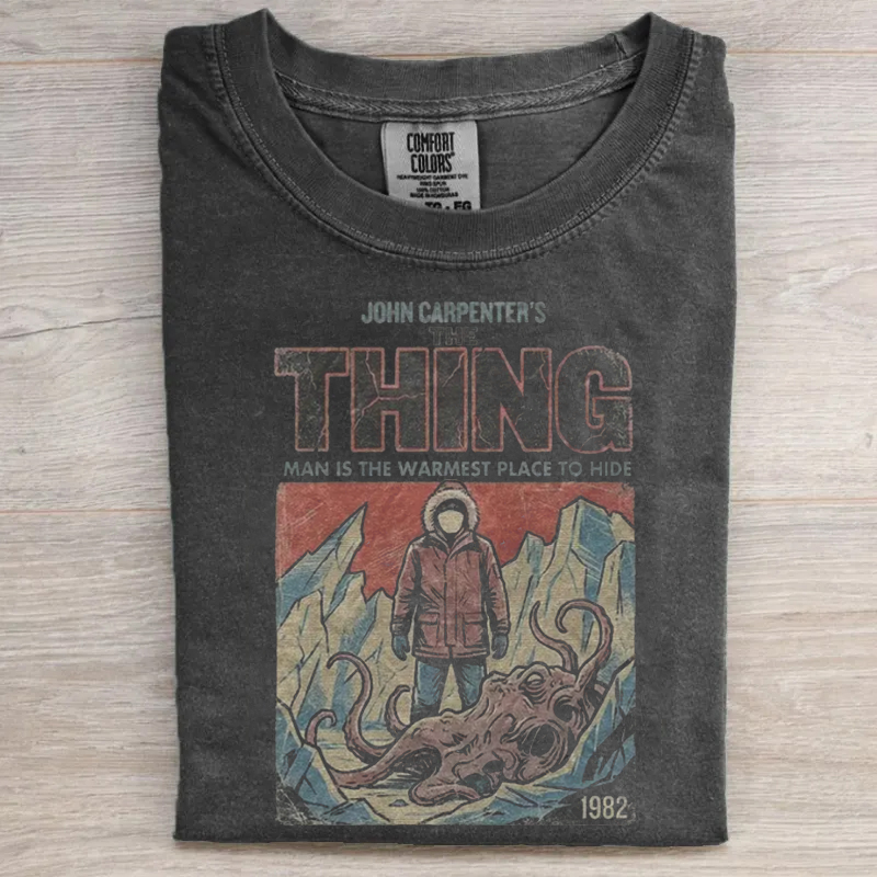 Vintage Horror Movie Graphic T-shirt