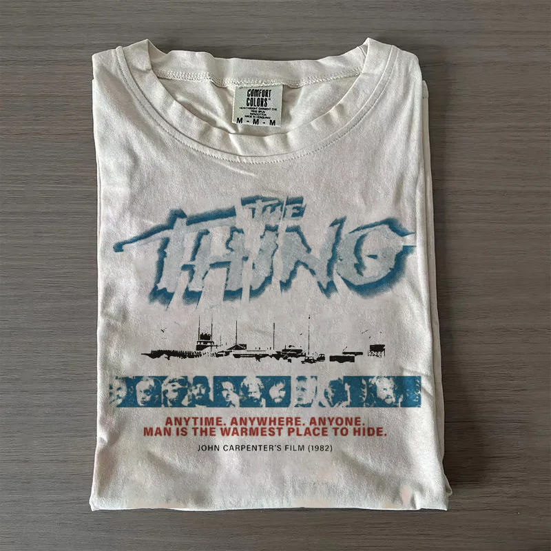 Vintage Horror Movie Graphic T-shirt