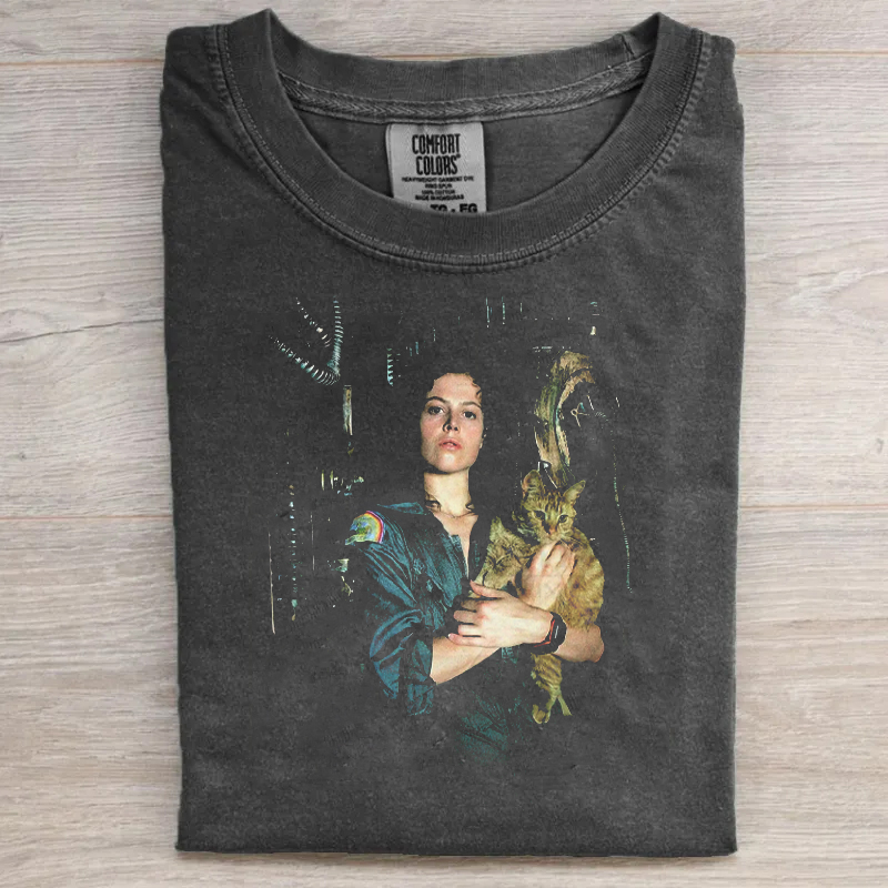 Vintage Horror Movie Graphic T-shirt