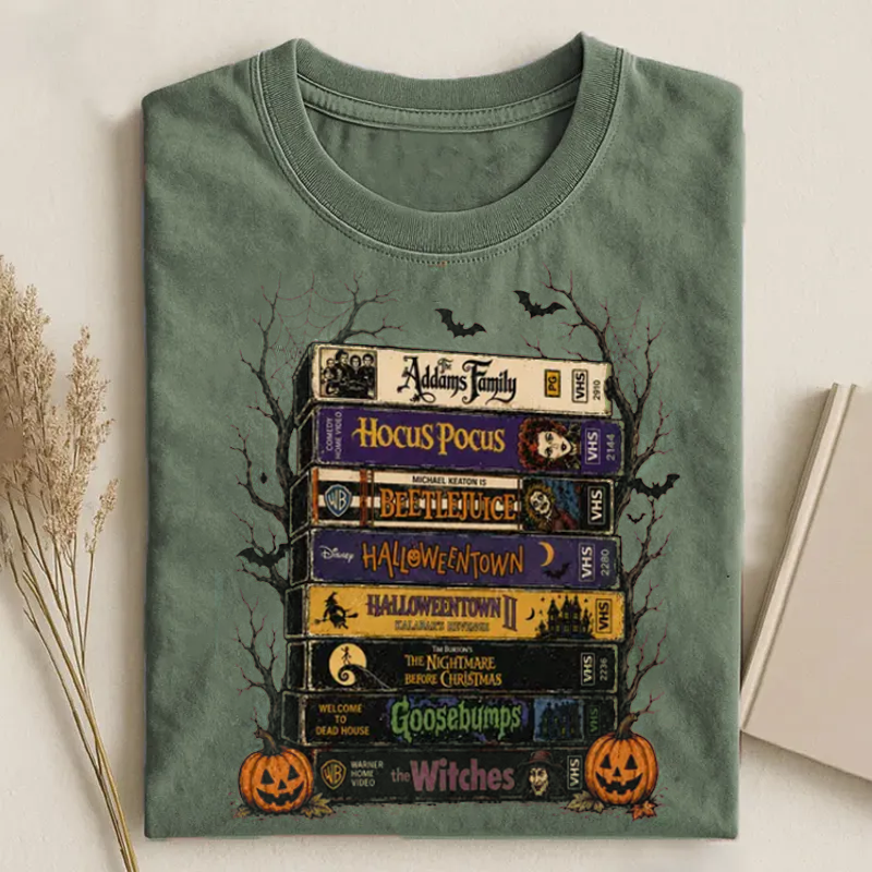 Vintage Horror Movie Graphic T-shirt