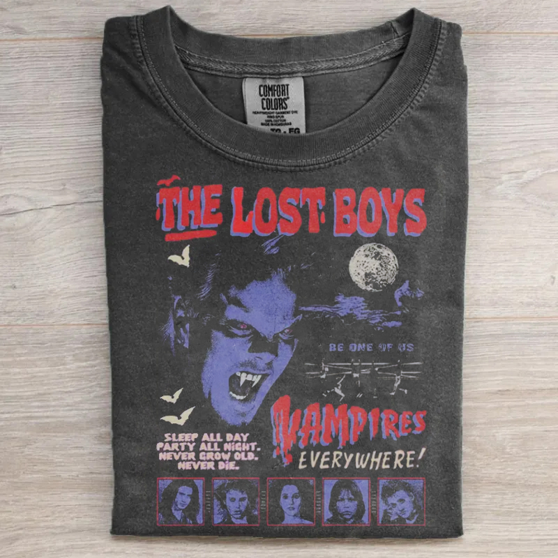 Vintage Horror Movie Graphic T-shirt