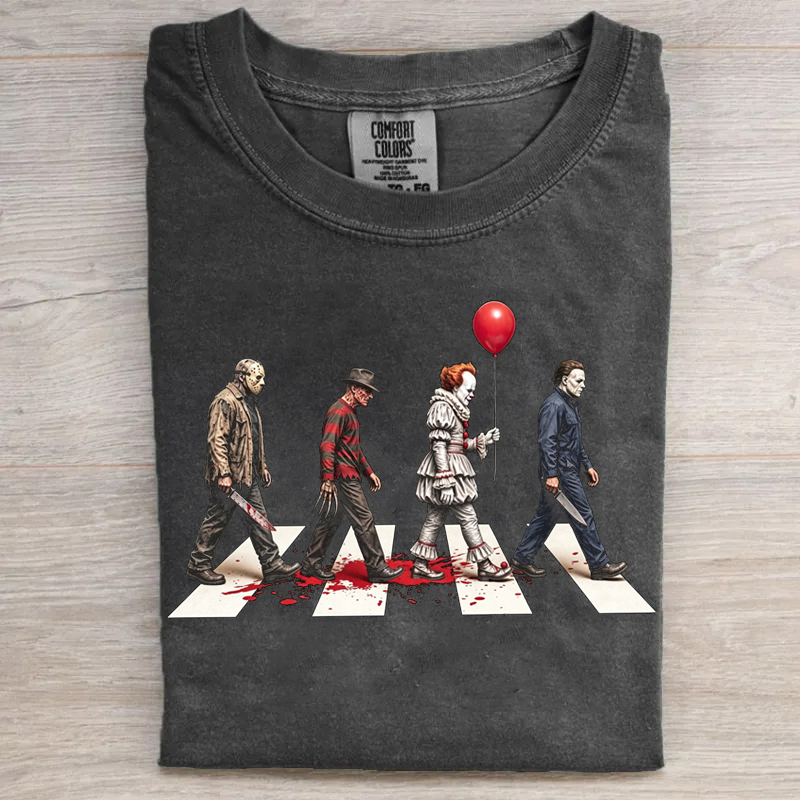 Vintage Horror Movie Graphic T-shirt