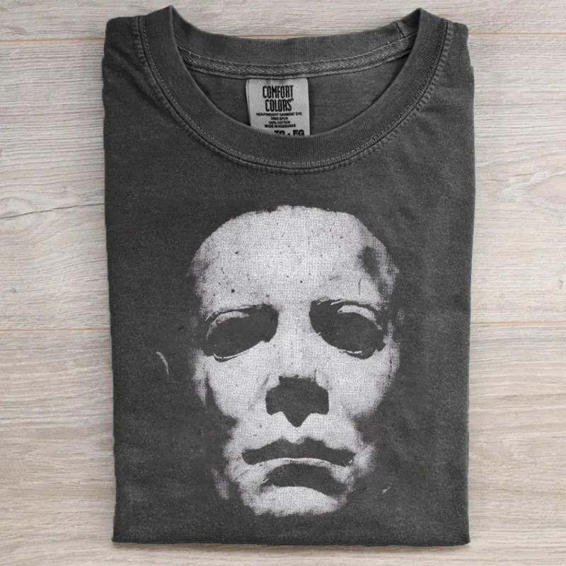 Vintage Horror Movie Graphic T-shirt