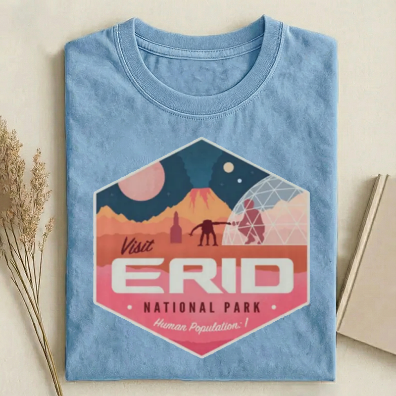 Classic Sci-Fi Movie Graphic T-shirt