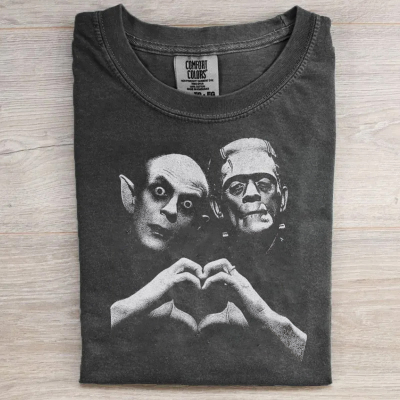 Vintage Horror Movie Graphic T-shirt