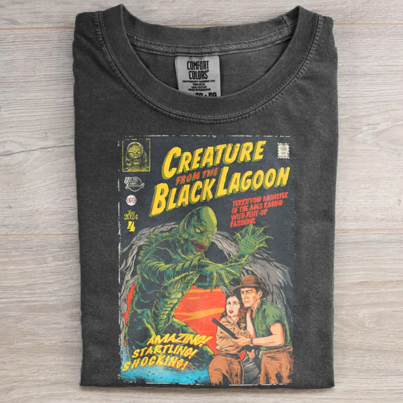 [Copy]Vintage Horror Movie Graphic T-shirt