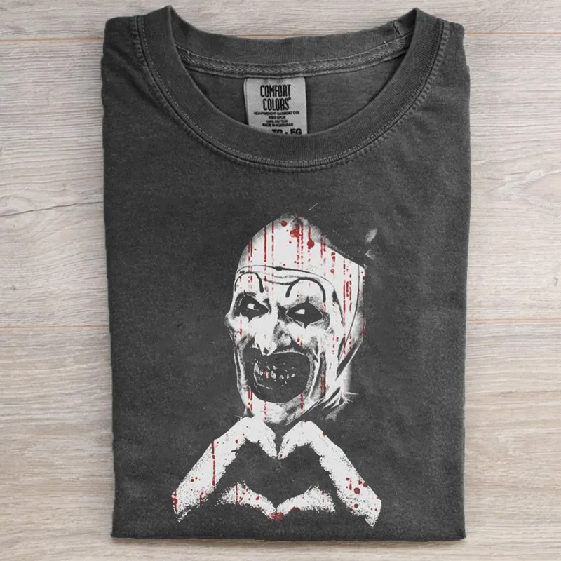 Vintage Horror Movie Graphic T-shirt