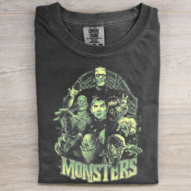 Vintage Horror Movie Graphic T-shirt
