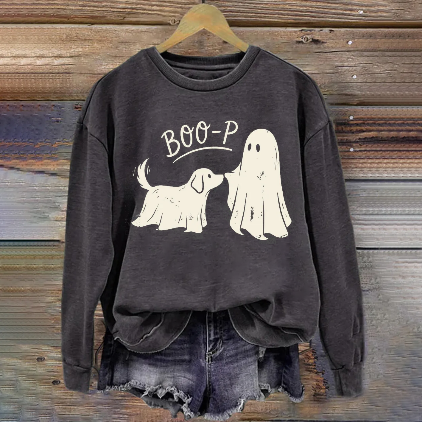Boo-p Ghost Dog Sweatshirt