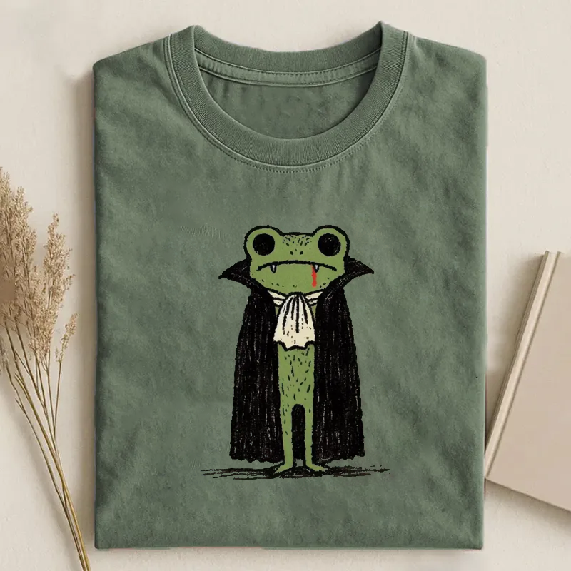 Vampire Frog Halloween T-shirt