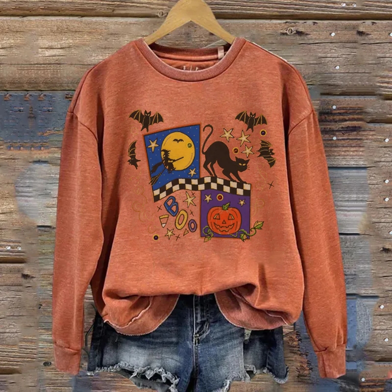 Retro Halloween Sweatshirt