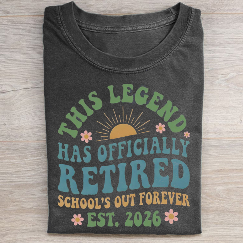 This Legend Has Officially Retired T-shirt