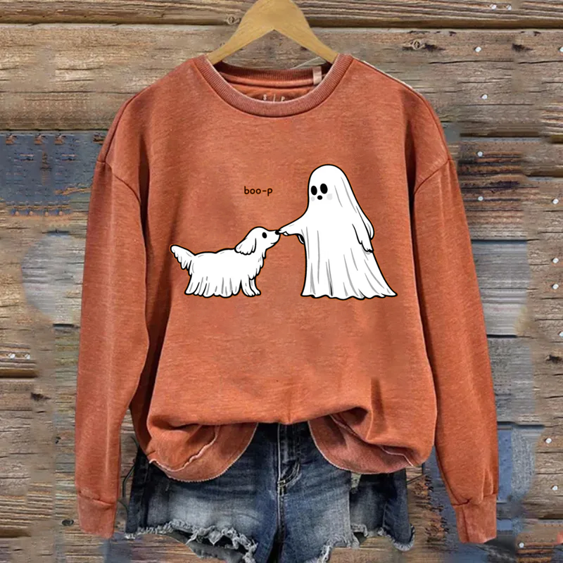 Cute Ghost Dog Sweatshirt