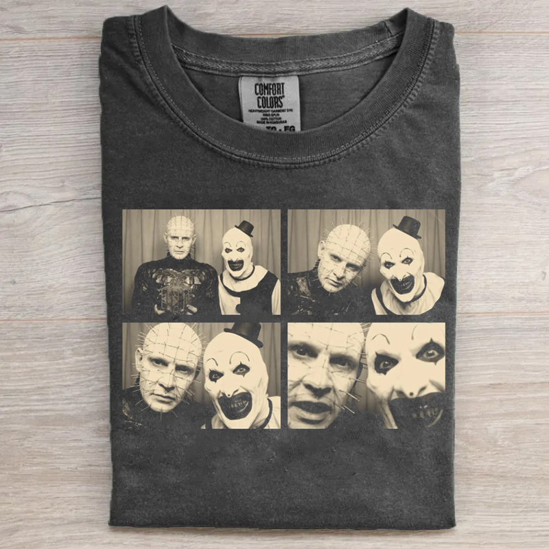Art the Clown & Pinhead Photo Booth T-shirt