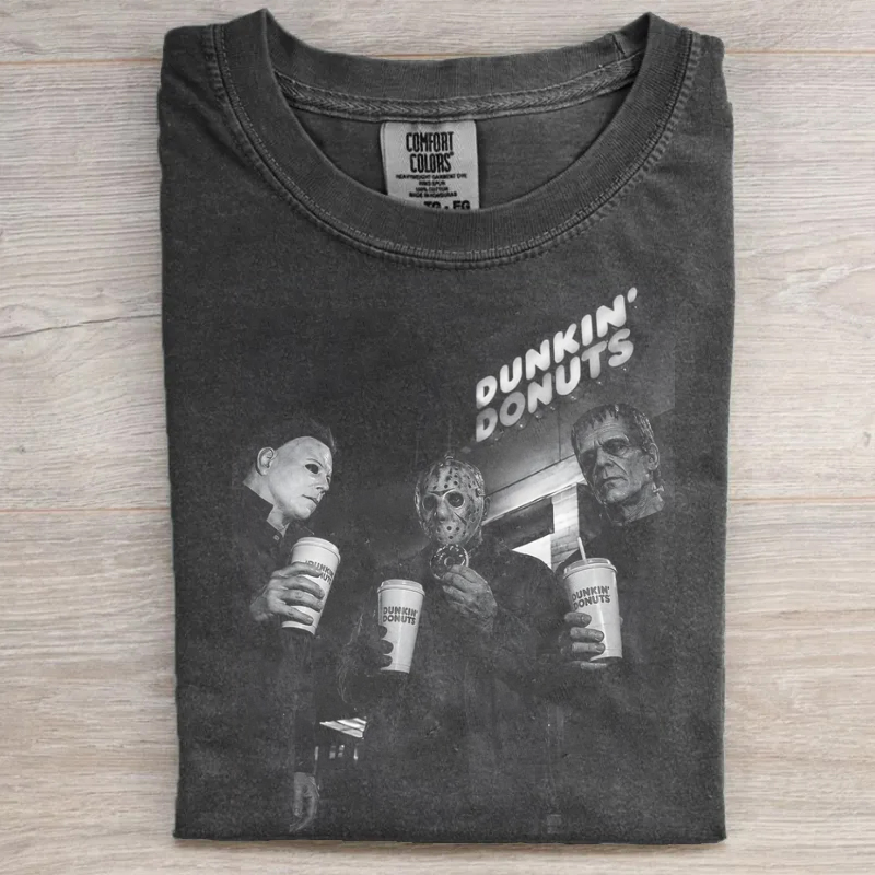 Vintage Horror Movie Graphic T-shirt