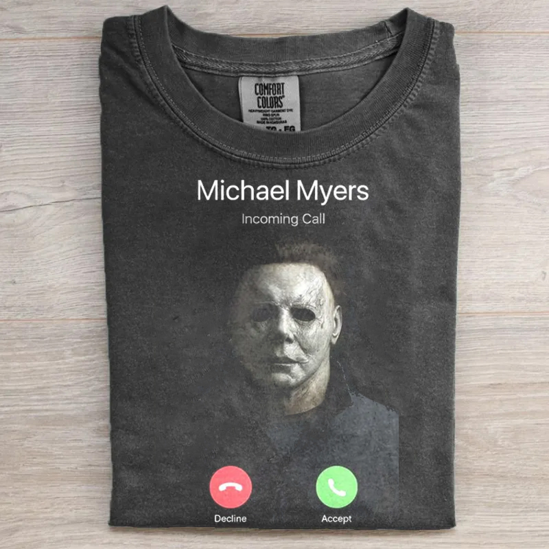 Vintage Horror Movie Graphic T-shirt