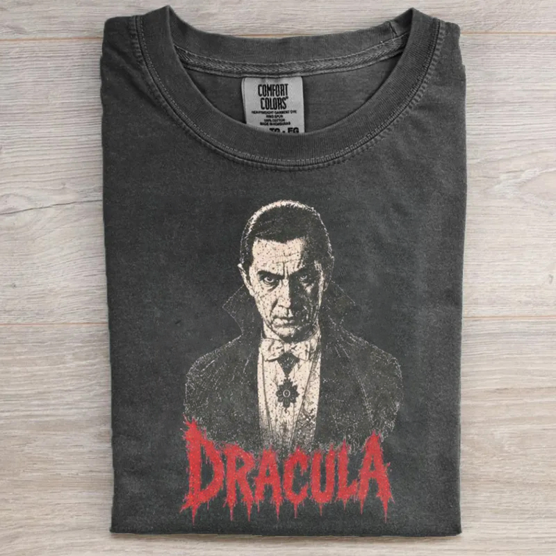 Vintage Horror Movie Graphic T-shirt