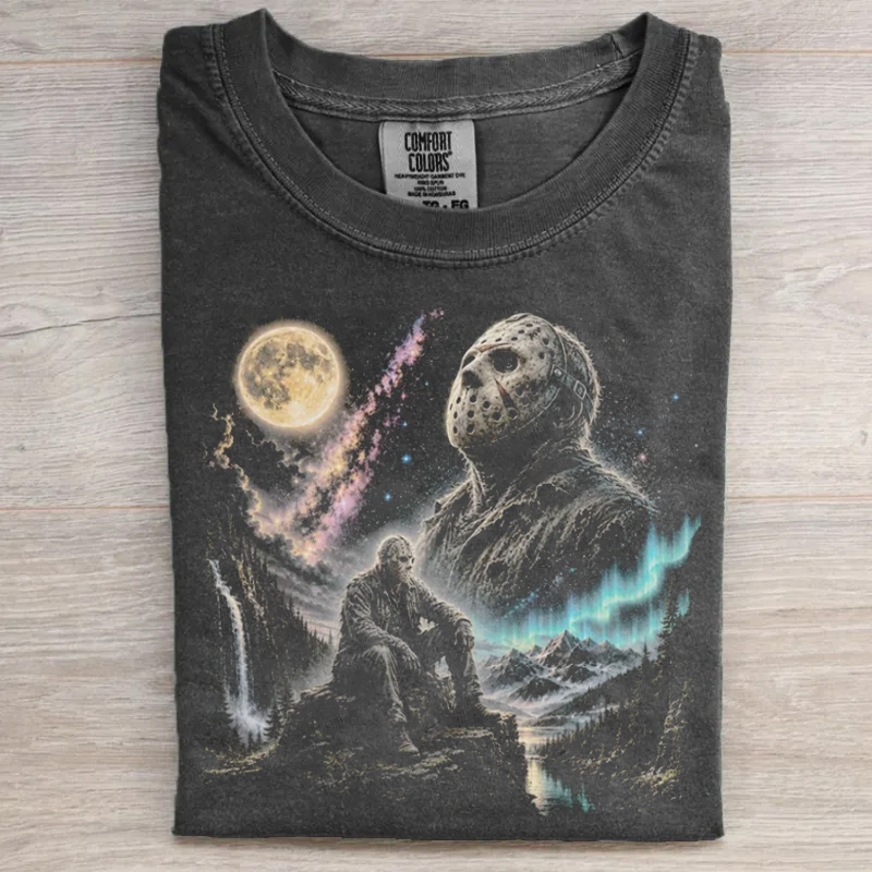 Vintage Horror Movie Graphic T-shirt