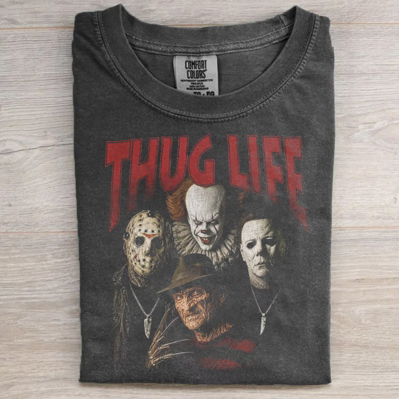 Vintage Horror Movie Graphic T-shirt