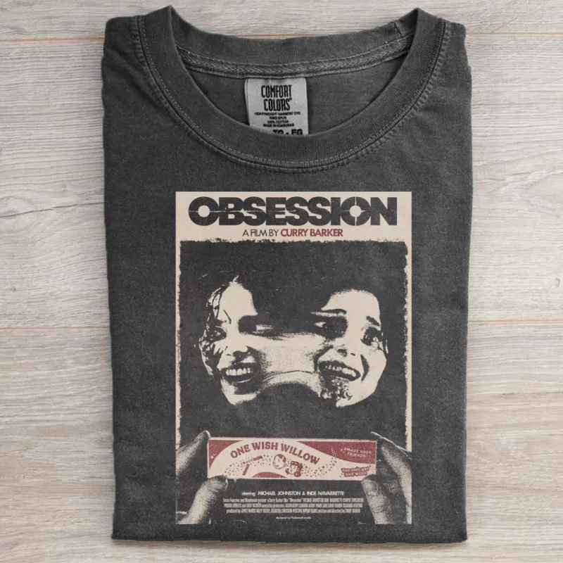 Vintage Horror Movie Graphic T-shirt
