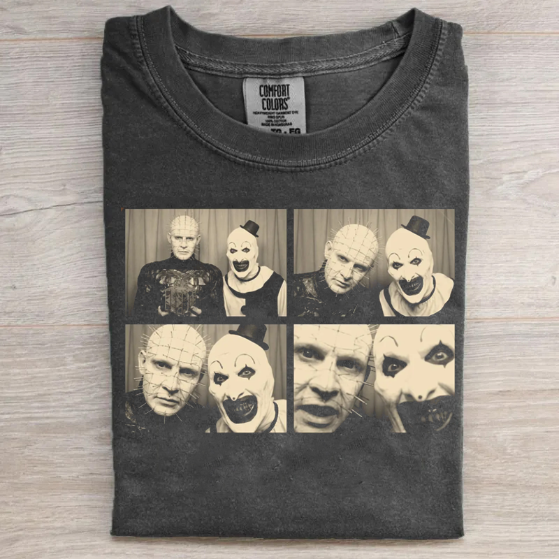 Art the Clown & Pinhead Photo Booth T-shirt