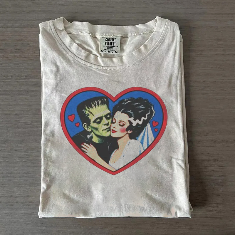 Gothic Monster Couple T-shirt