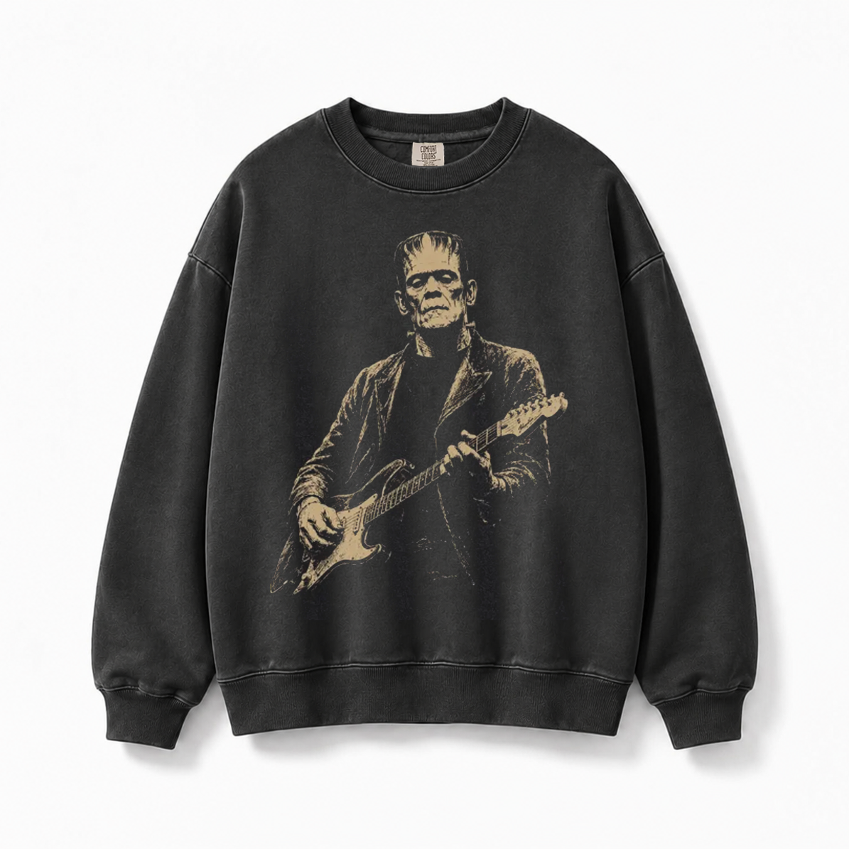Frankenstein playing Guitar Sweatshirt