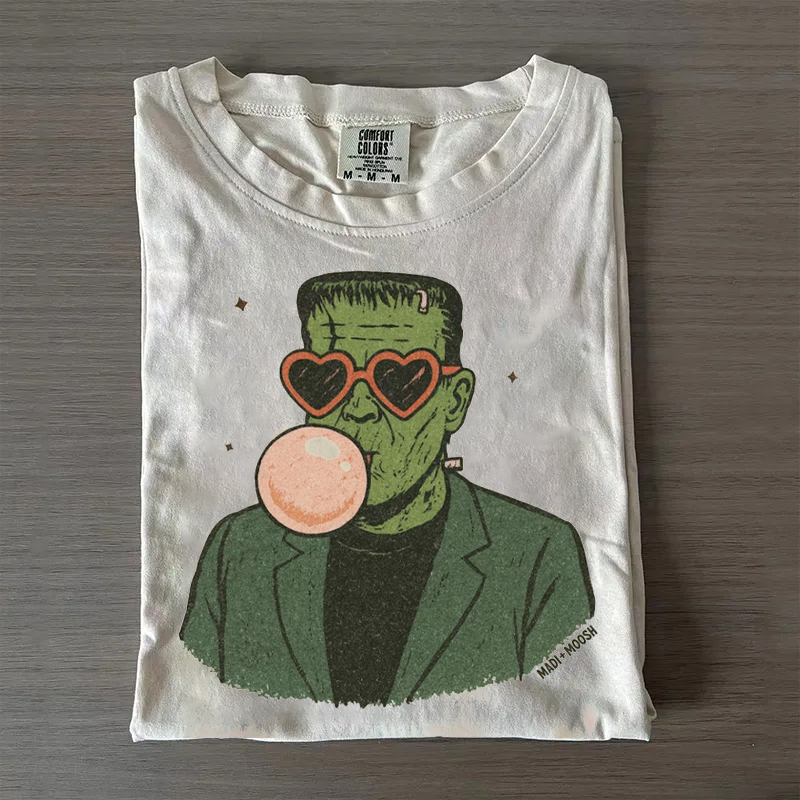 Frank Blowing A Bubble Halloween T-shirt