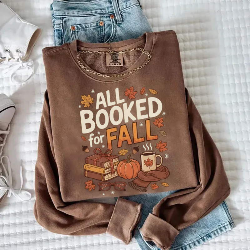 All Booked For Fall Sweatshirt