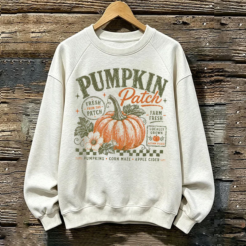 Retro Pumpkin Patch Sweatshirt