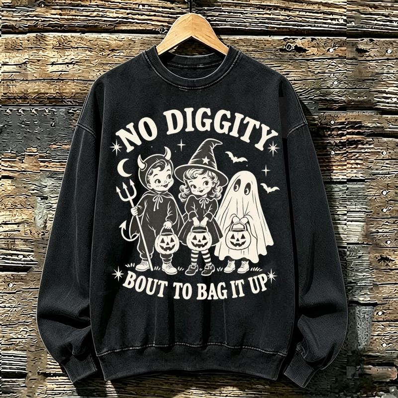 No Diggity Halloween Sweatshirt