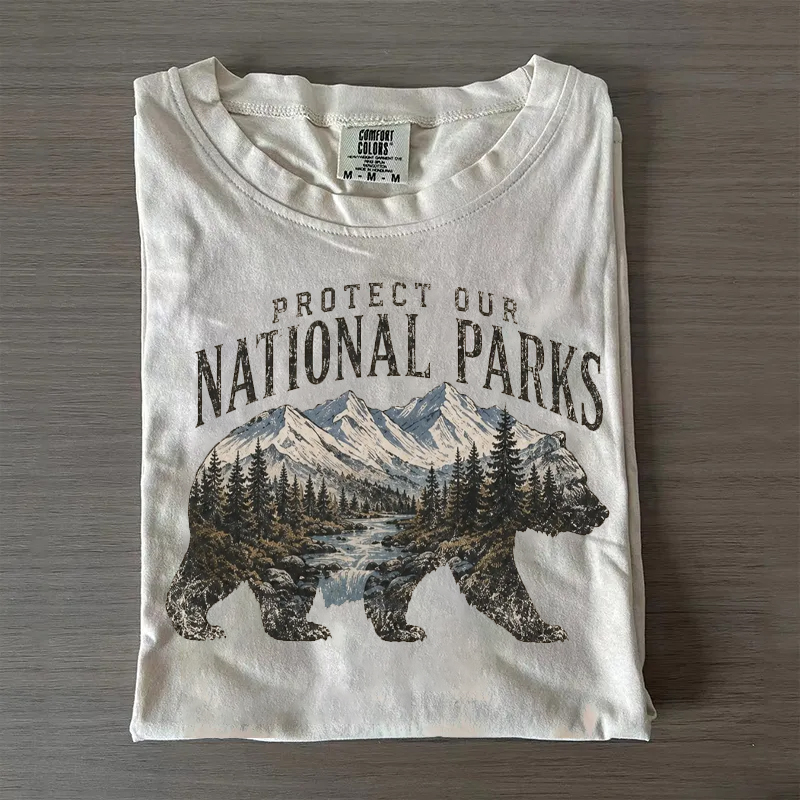 National Parks Bear Mountain Graphic T-shirt
